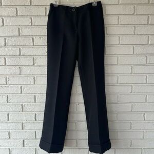 Etcetera Animal Print Black Pants